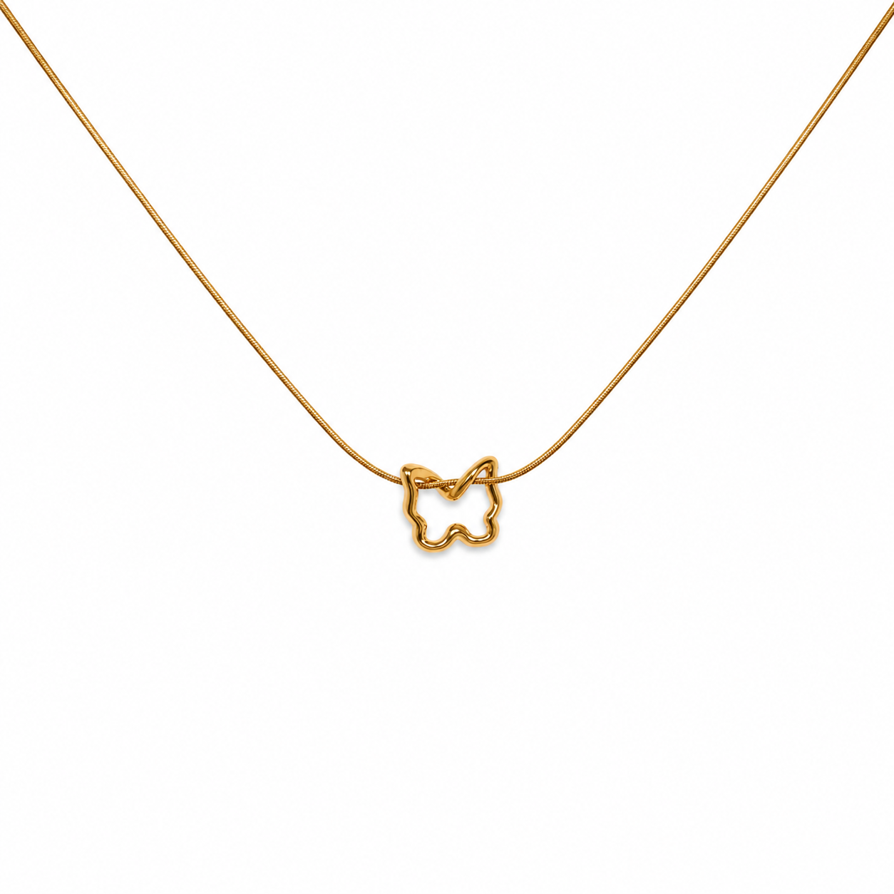 Butterfly Gold Necklace