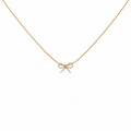 Bow Gold Necklace