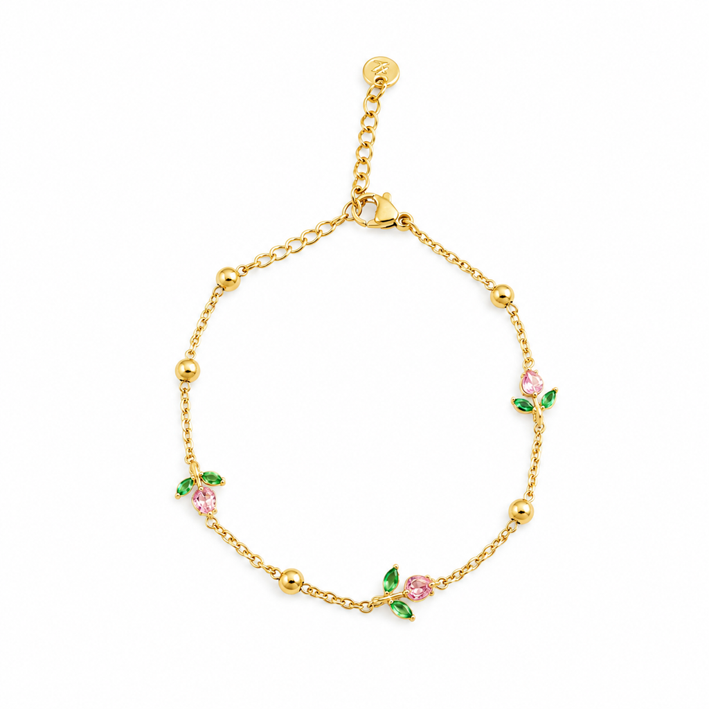 Light Pink Tulip Bracelet
