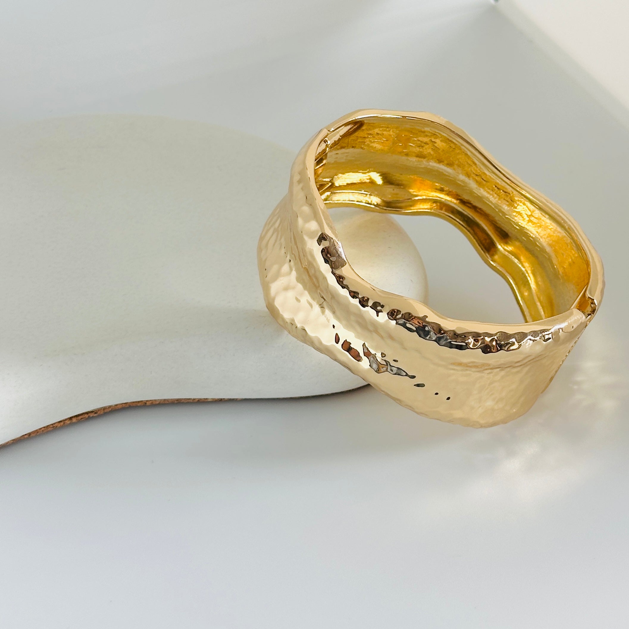 Rebel Kid Inspired 2.0 Gold Bangle Bracelet (Free Size)