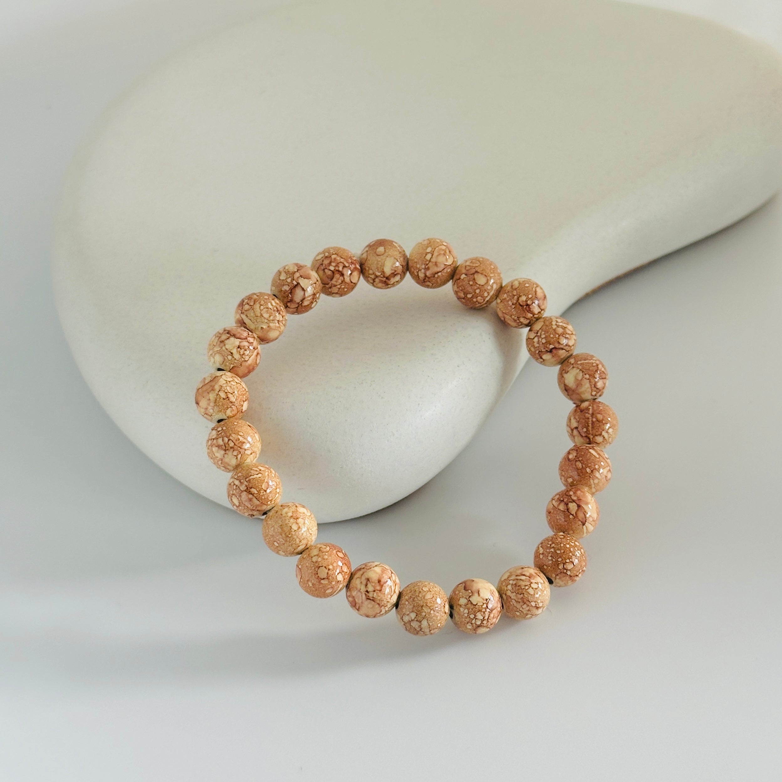 Mann Unisex Beaded Bracelet