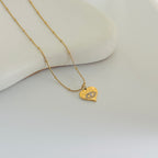 Evil Eyes Amor Gold Necklace