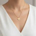 Evil Eyes Amor Gold Necklace