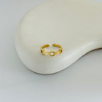 Sloane gold ring (Adjustable Size)