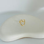Heart Sleek Gold Ring