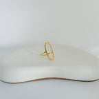 Oval Sleek Gold Ring