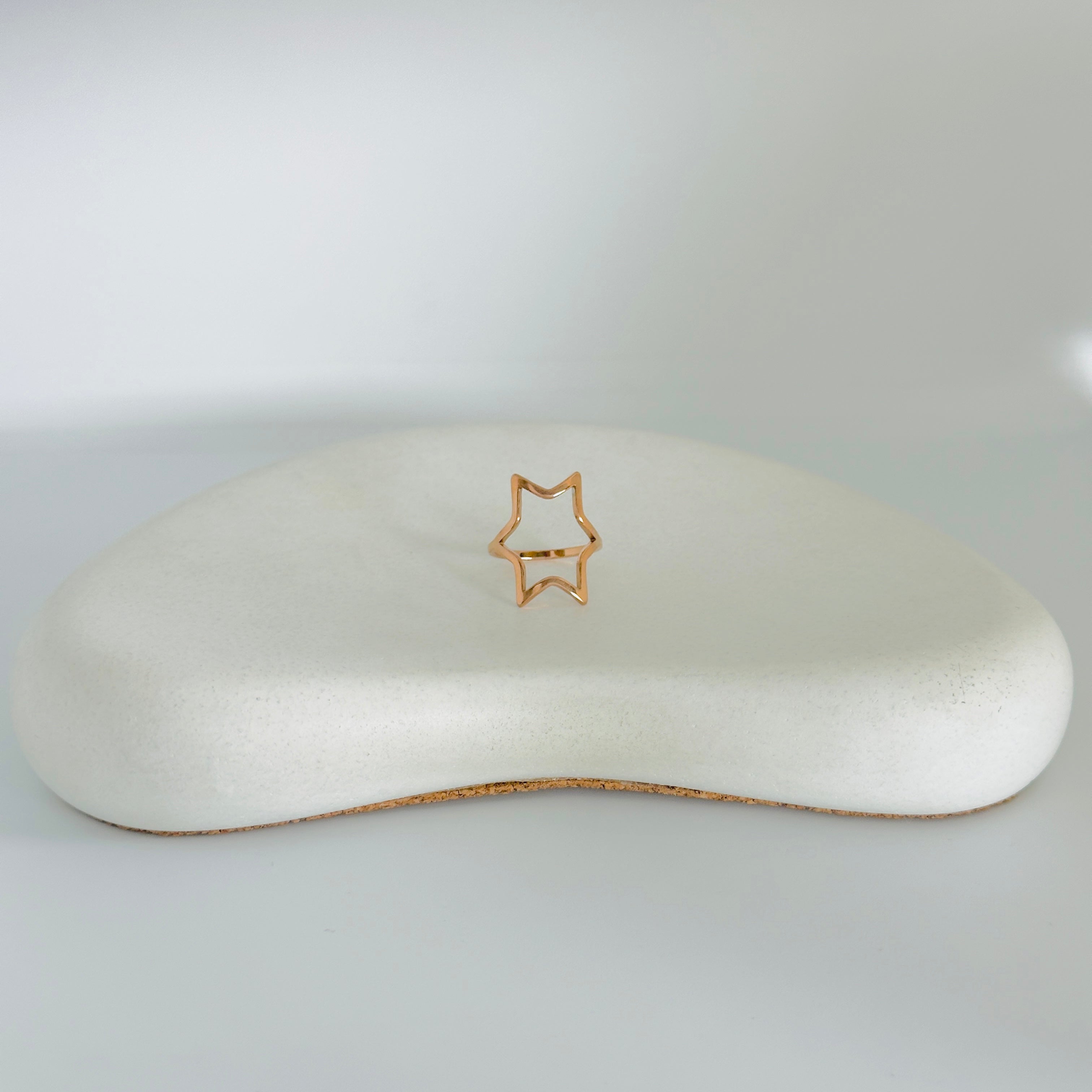 Star Sleek Rosegold Ring