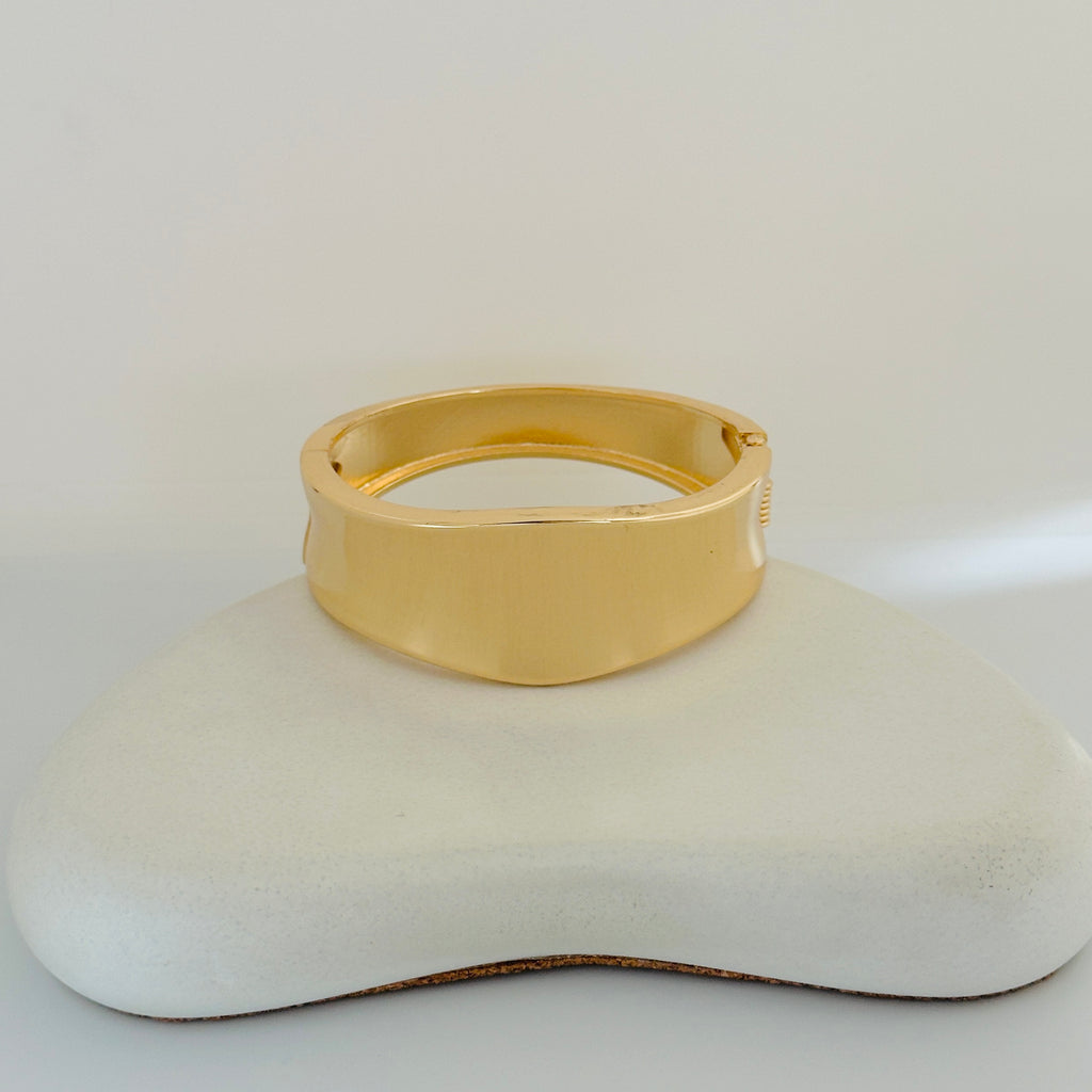 Rebel Kid Inspired 9.0 Gold Bangle Bracelet (Free Size)
