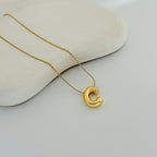C Gold Necklace