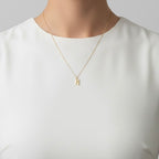 H Letter Gold Necklace