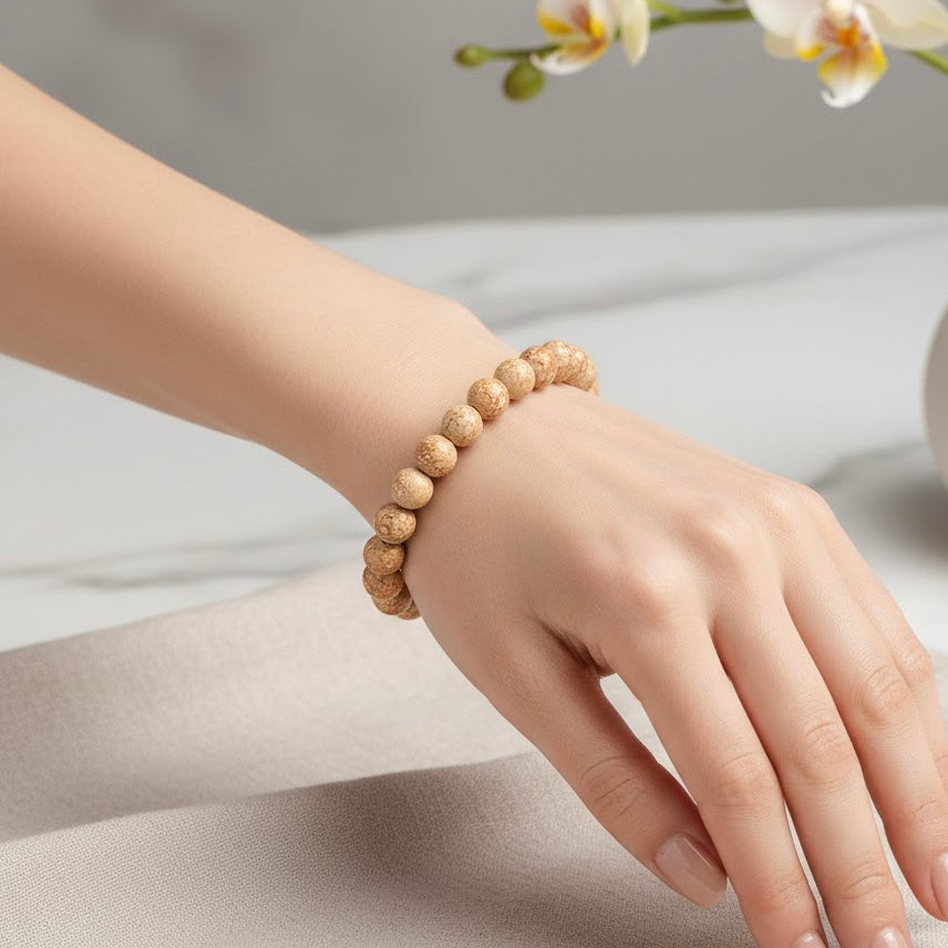 Mann Unisex Beaded Bracelet