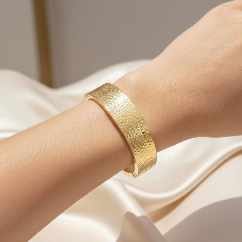 Rebel Kid Inspired 10.0 Gold Bangle Bracelet (Free Size)