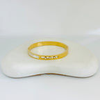 Aria Gold Bangle Bracelet (Free Size)