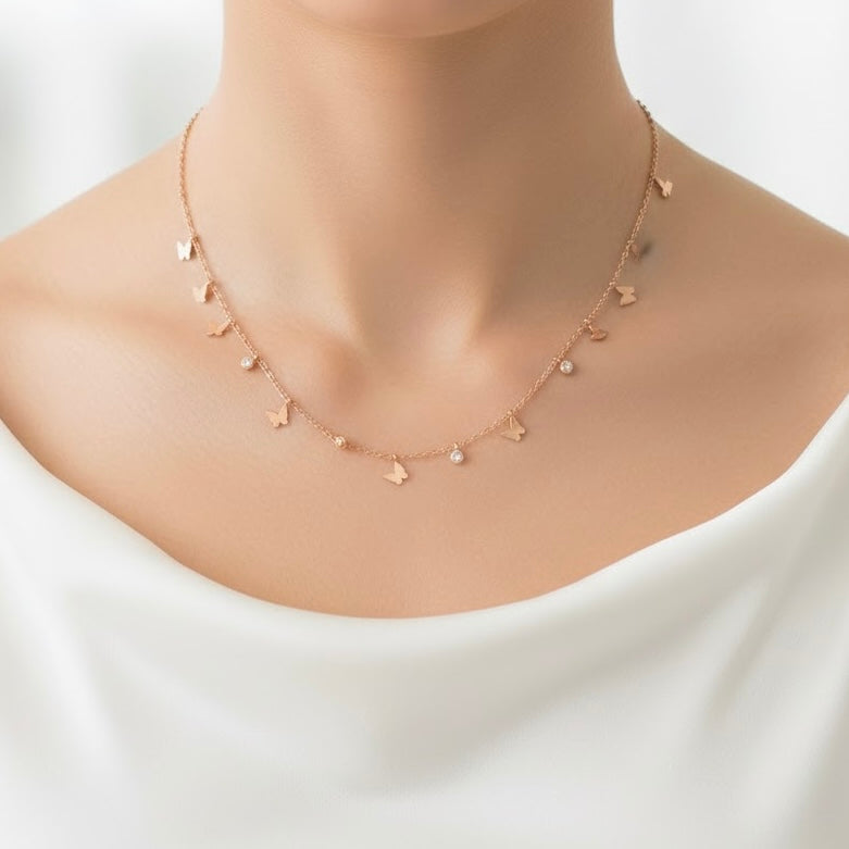 Juniper Rose Gold Necklace