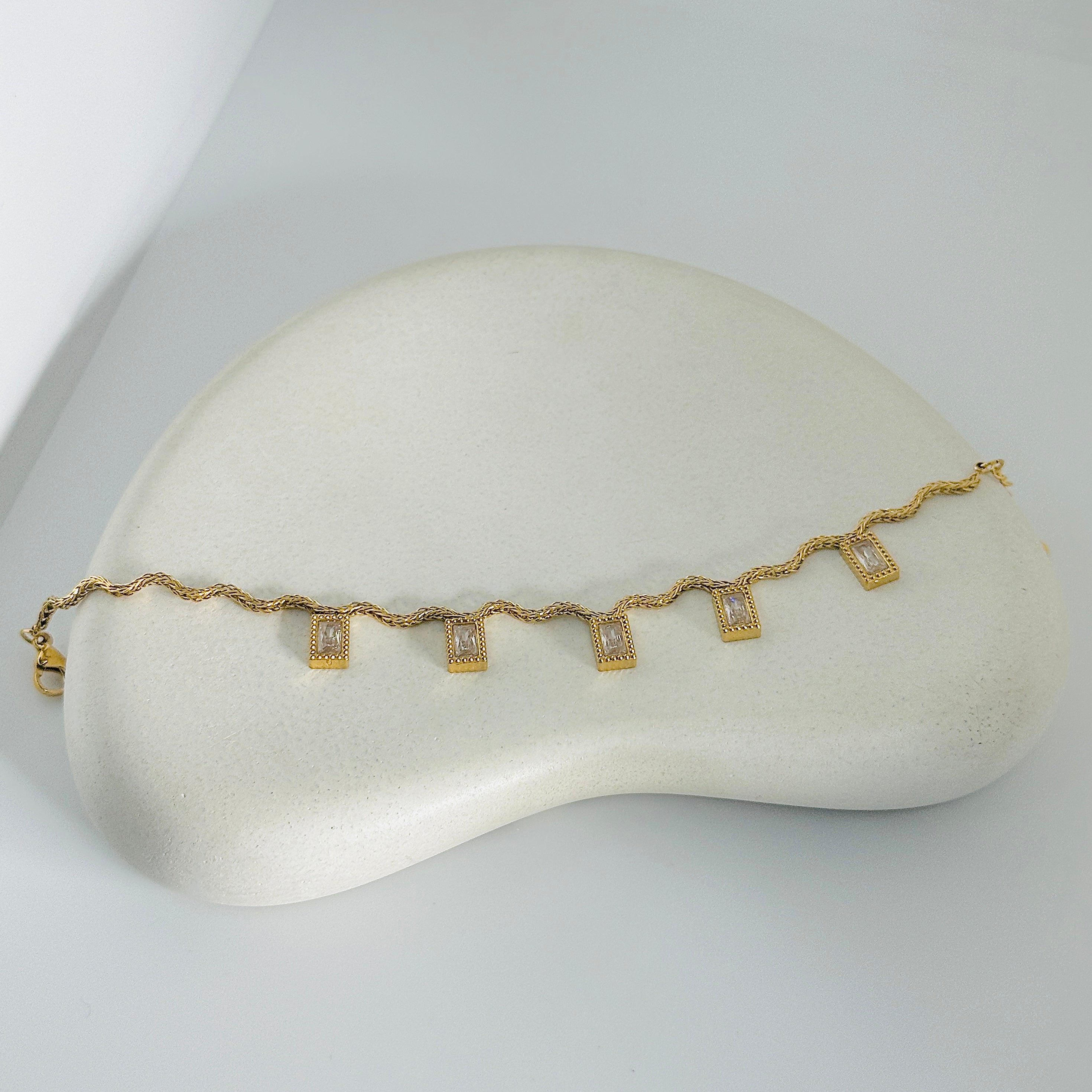 Clavaa Stone Gold Bracelet