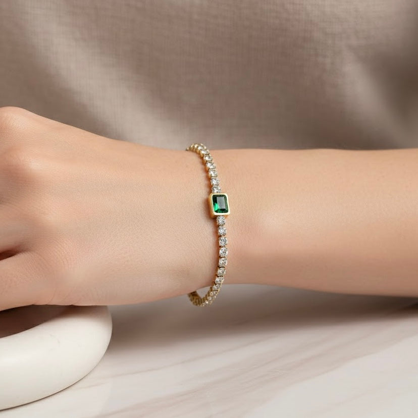 Ziva Stone Gold Bracelet