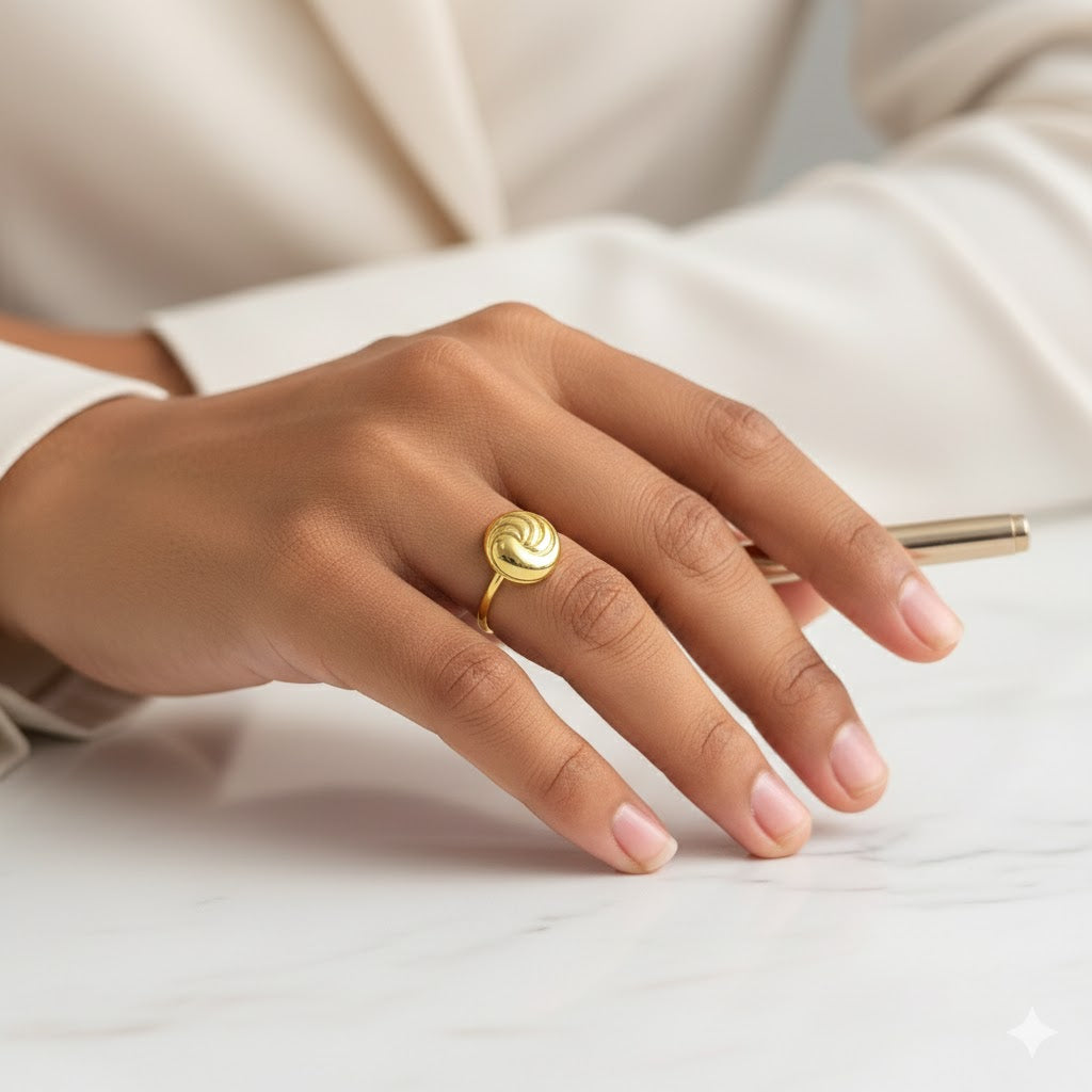 Florence Gold Ring (Adjustable size)