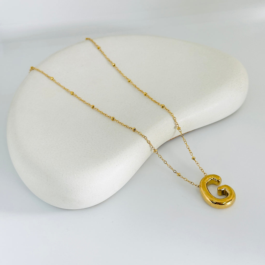 'G' Gold Necklace
