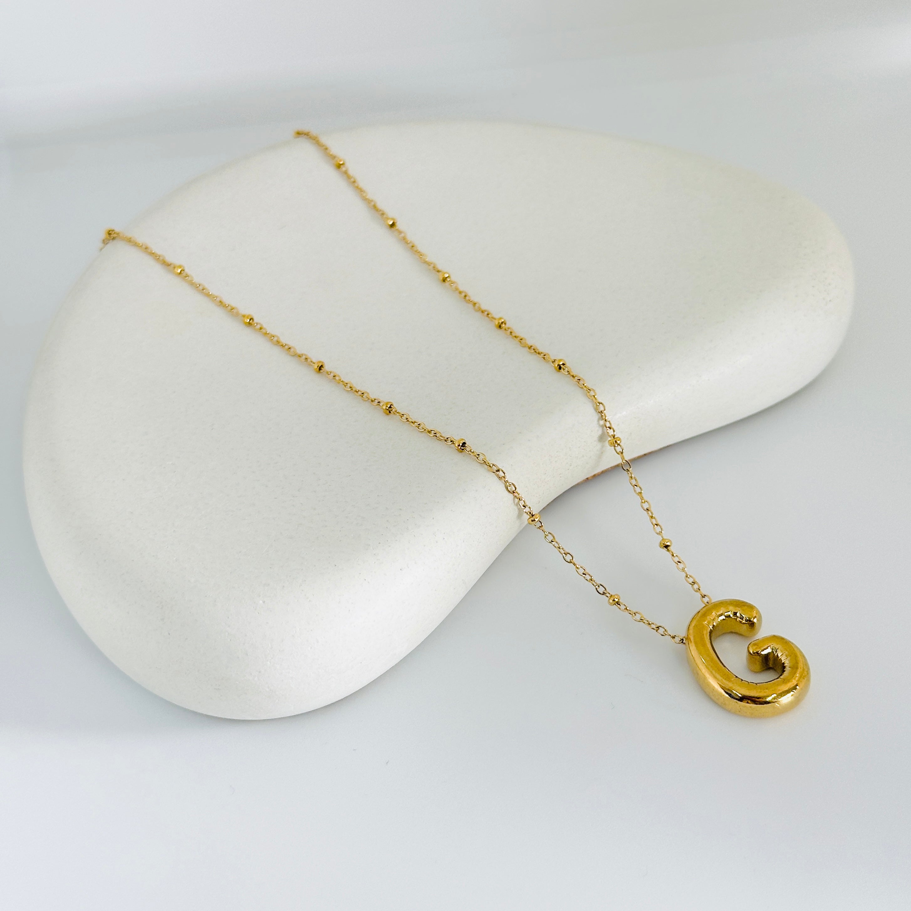 'G' Gold Necklace