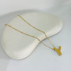 'Y' Gold Necklace
