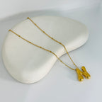 'N' Elegant Gold Necklace