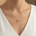 'F' Gold Necklace