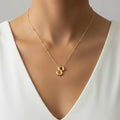 'S' Gold Necklace