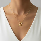 'S' Gold Necklace