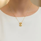 'S' Gold Necklace