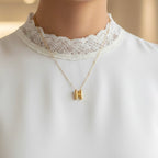 'H' Gold Necklace