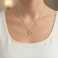 'V' Gold Necklace