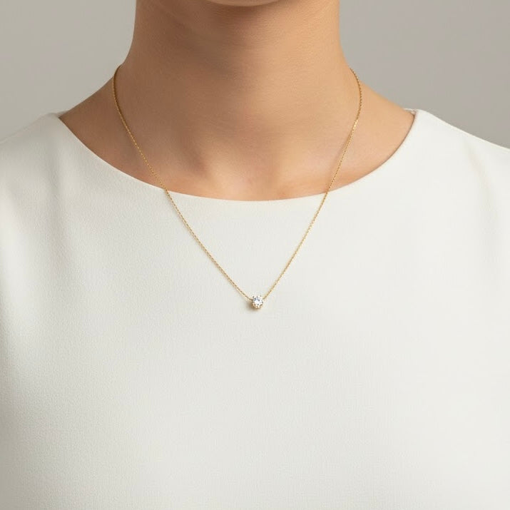 Diamond Gold Necklace