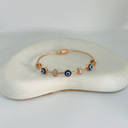 Evele Eye Bangle Bracelet (Free Size)