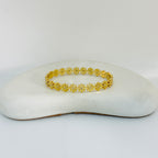 Snow Gold Bangle Bracelet (Free Size)
