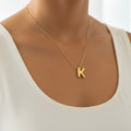 'K' Gold Necklace
