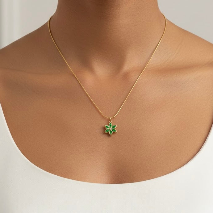 Alma Stone Gold Necklace