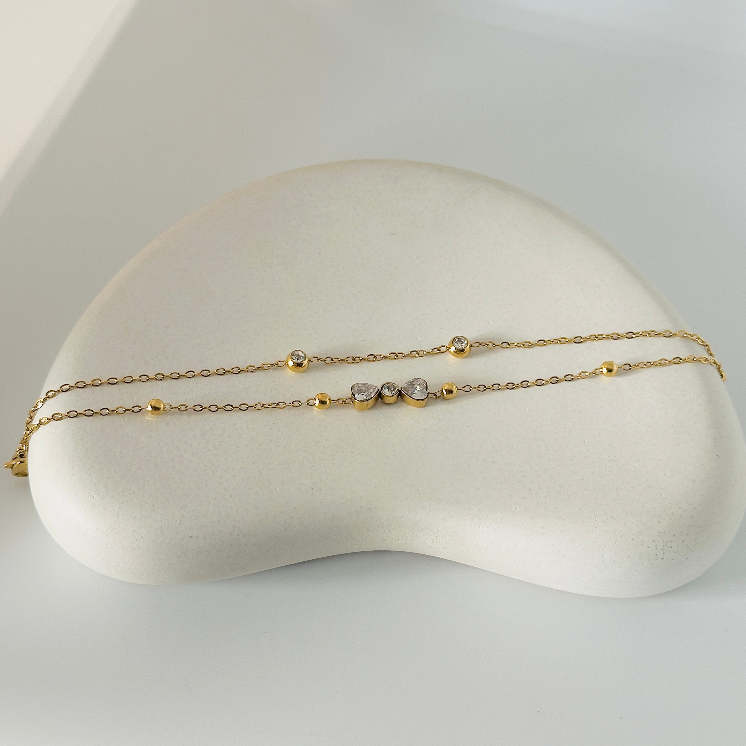 Lary Stone Gold Bracelet