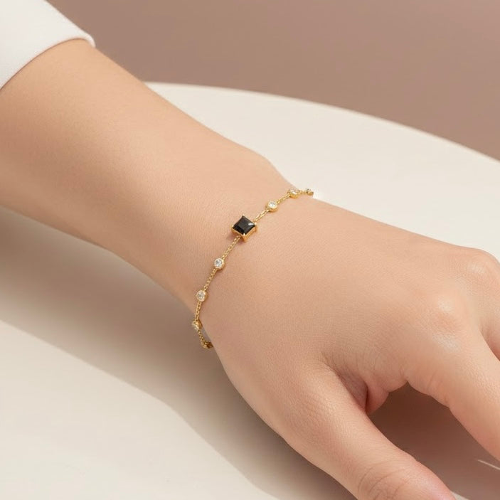 Lucy Stone Gold Bracelet