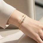 Lary Stone Gold Bracelet