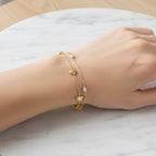 Maxine Stone Gold Bracelet