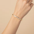 Lucy Stones Gold Bangle Bracelet (Free Size)