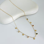 Breeze Multi Stone Gold Necklace