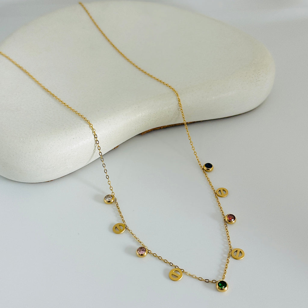 Romy Stone Gold Necklace