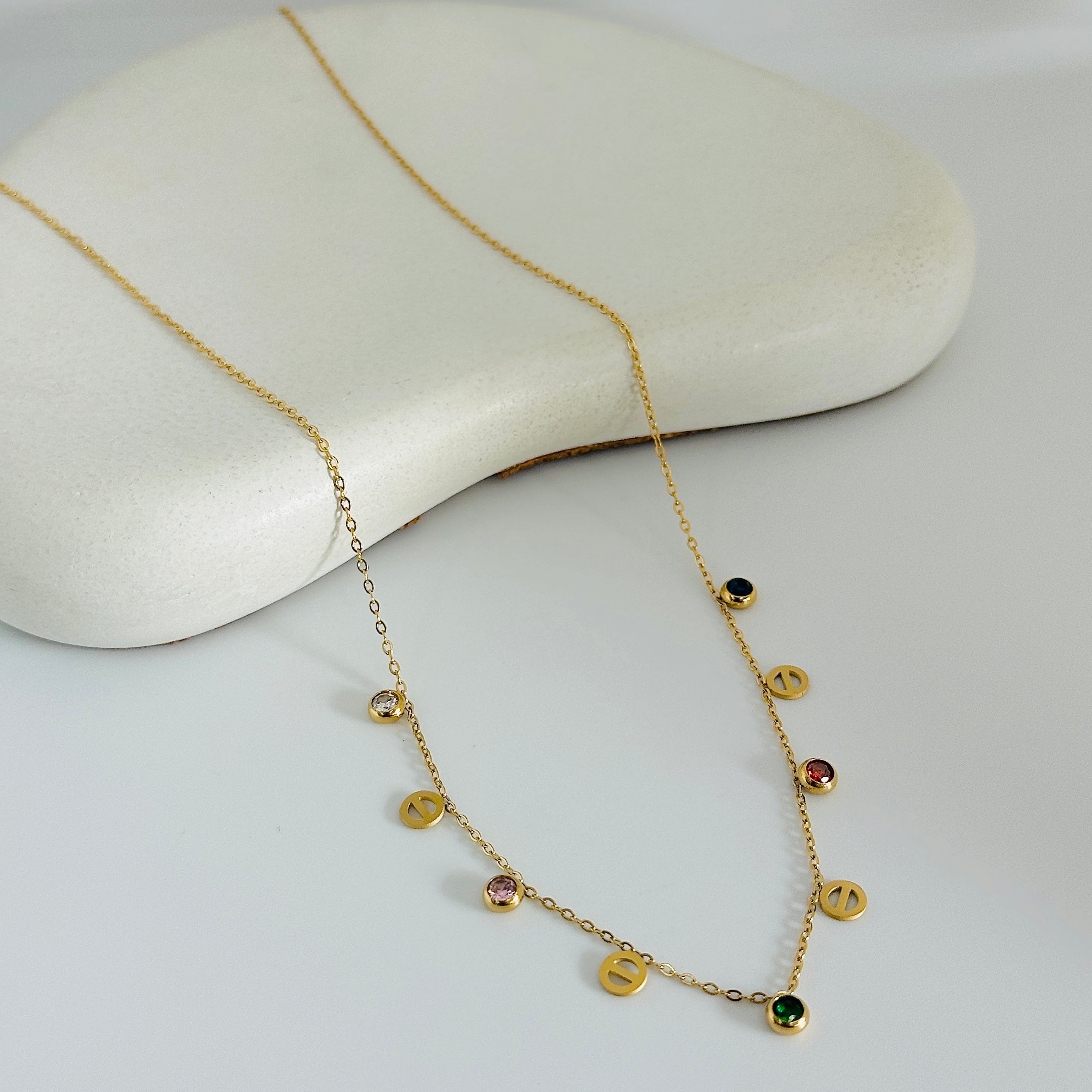 Romy Stone Gold Necklace