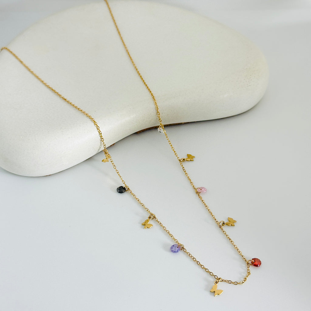 Lucy Multi Stone Necklace