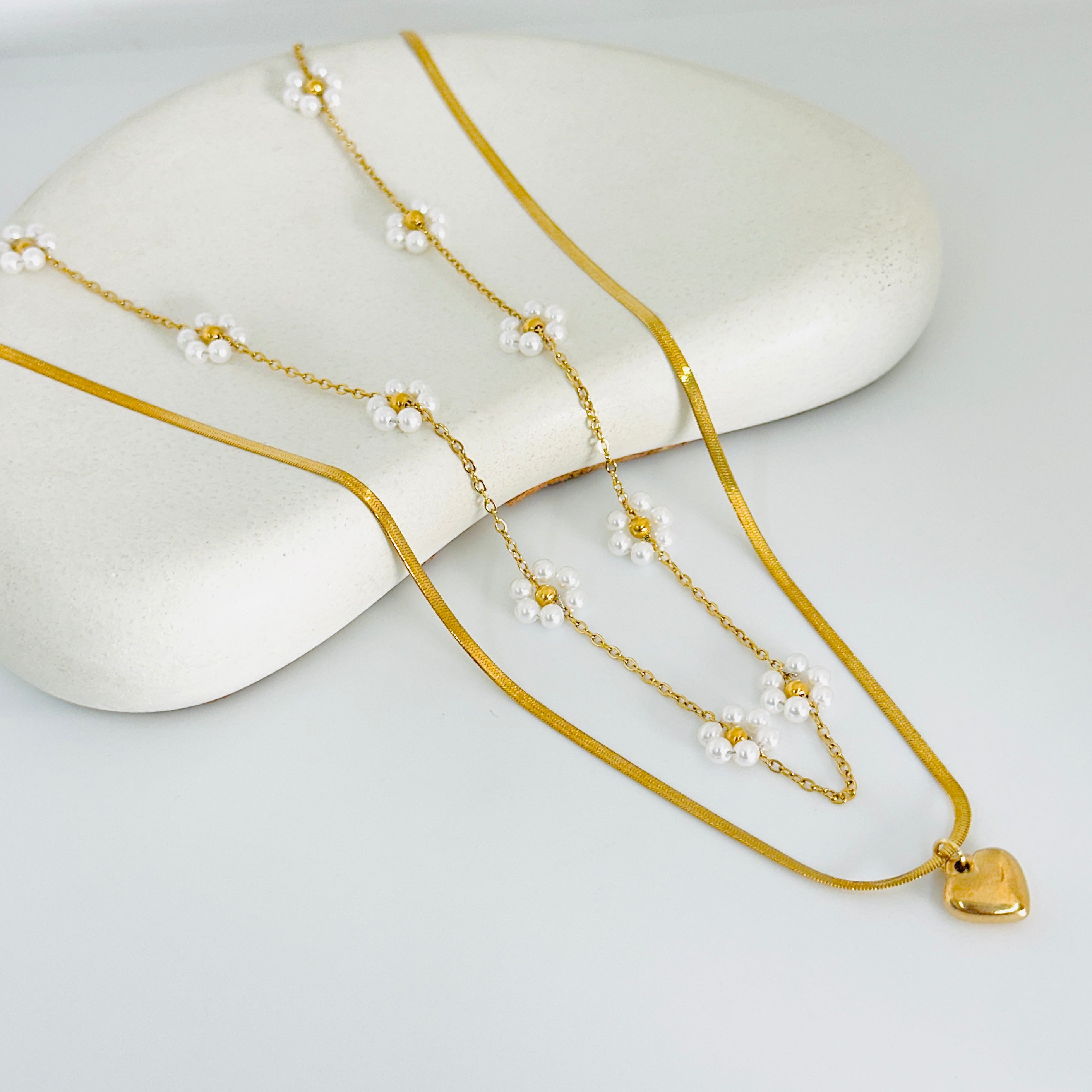 Flora Layered Gold Necklace