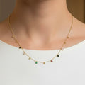 Zoya Multi Stone Necklace