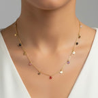 Lucy Multi Stone Necklace