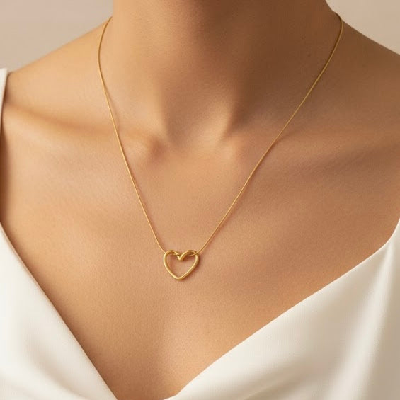 Heart Gold Necklace