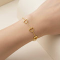 Heart Gold Bracelet